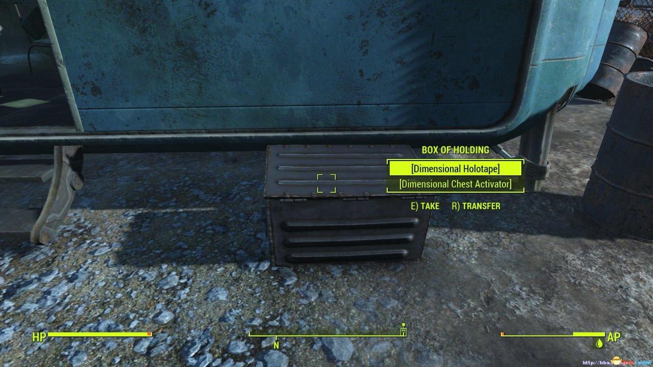 辐射4mod物品提取器怎么用（辐射4 随身存取箱MOD怎么做）