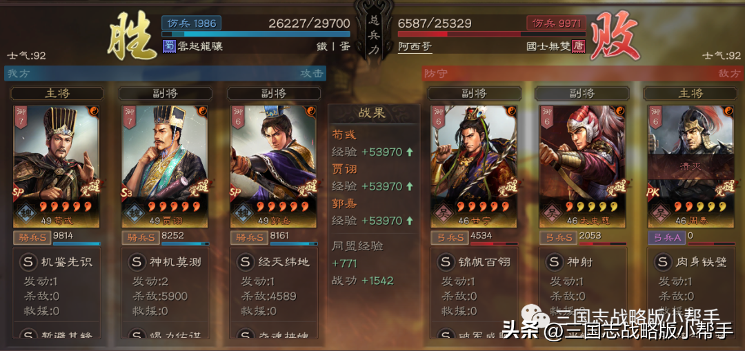 三国志战略版S13阵容天梯表（三国志战略版s3最新阵容排行）