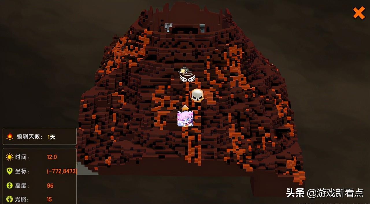 迷你世界火山祭坛在哪个位置（迷你世界怎么找到火山祭坛台）