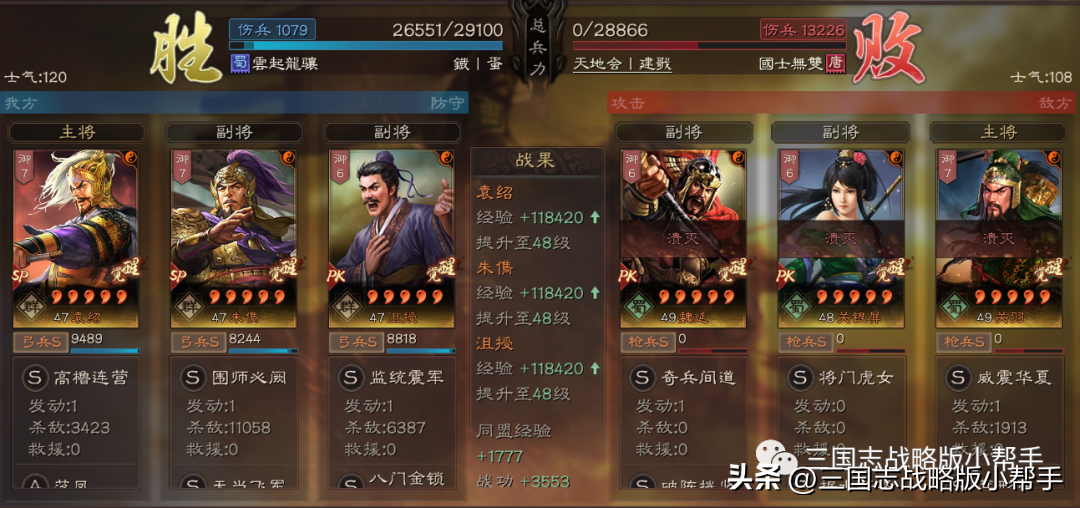 三国志战略版S13阵容天梯表（三国志战略版s3最新阵容排行）