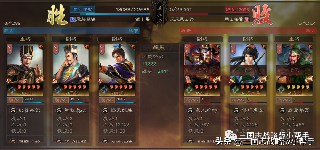 三国志战略版S13阵容天梯表（三国志战略版s3最新阵容排行）