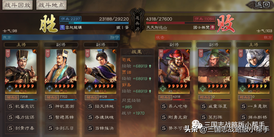三国志战略版S13阵容天梯表（三国志战略版s3最新阵容排行）