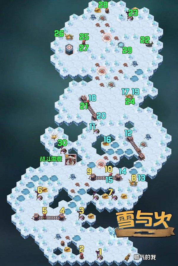 剑与远征雪境前线攻略（剑与远征雪与火路线图最新攻略2022）