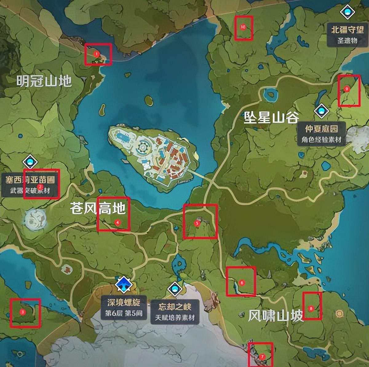 璃月地灵龛位置分布图（璃月神龛位置分布一览）