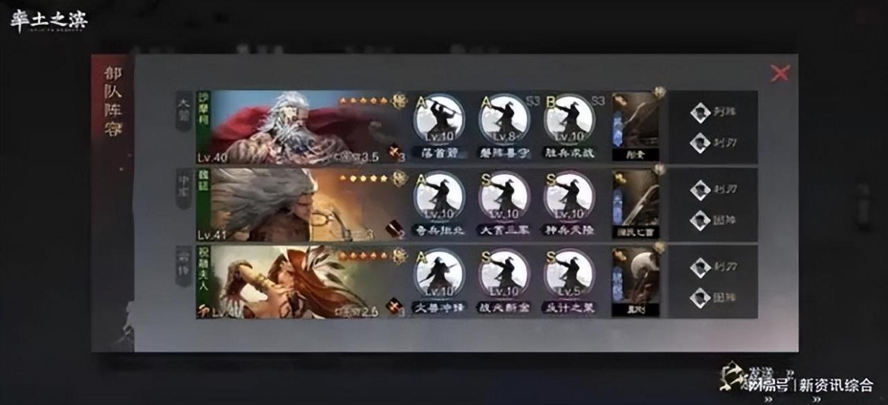 率土之滨不会配将怎么办（率土之滨新手零元党开荒阵容及攻略）