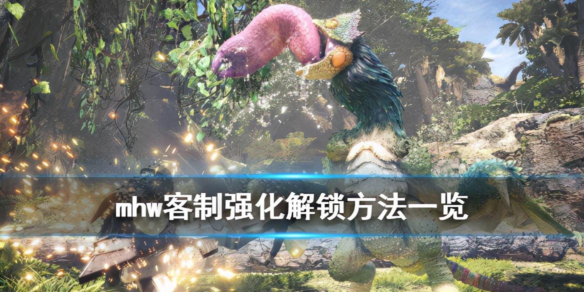 怪物猎人世界客制强化怎么解锁（怪物猎人世界客制强化解锁方法一览）