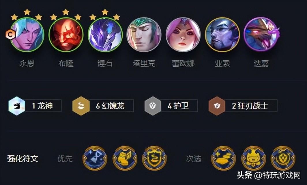 云顶之弈s7.5护卫阵容推荐（S7护卫幻镜永恩阵容）