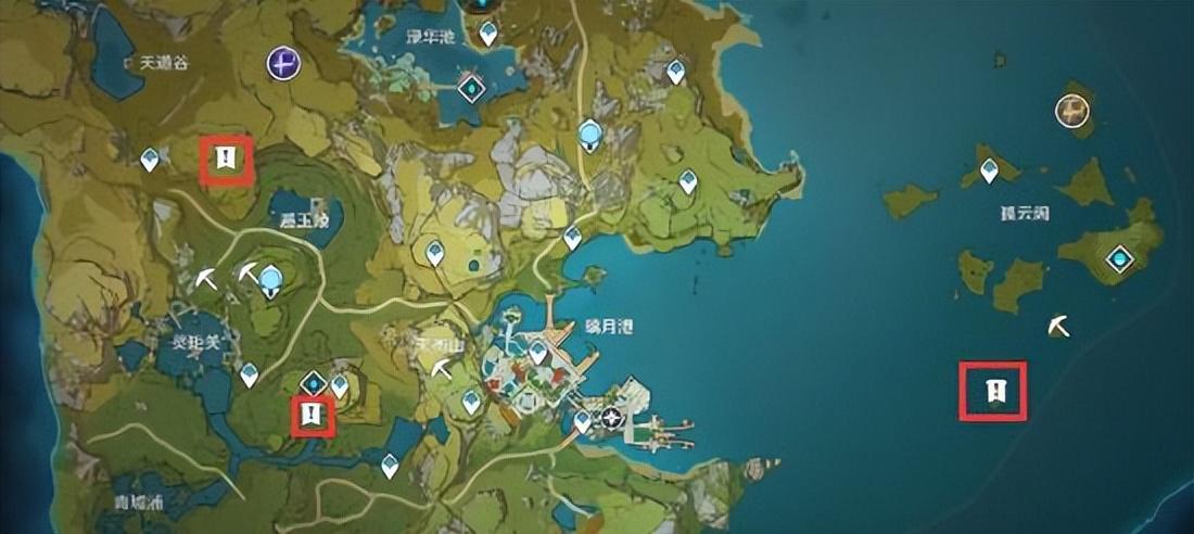 璃月地灵龛位置分布图（璃月神龛位置分布一览）