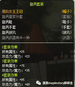 冒险岛黑色套装能用多久（冒险岛主流装备推荐）