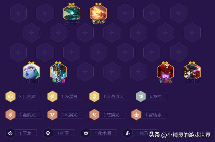 金铲铲之战四龙九五玩法介绍（金铲铲之战四龙九五如何过渡到9人口）